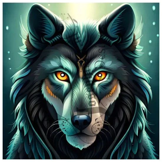 Afbeeldingen van Wolf - Diamond painting - Josephiena.nl - DP-074