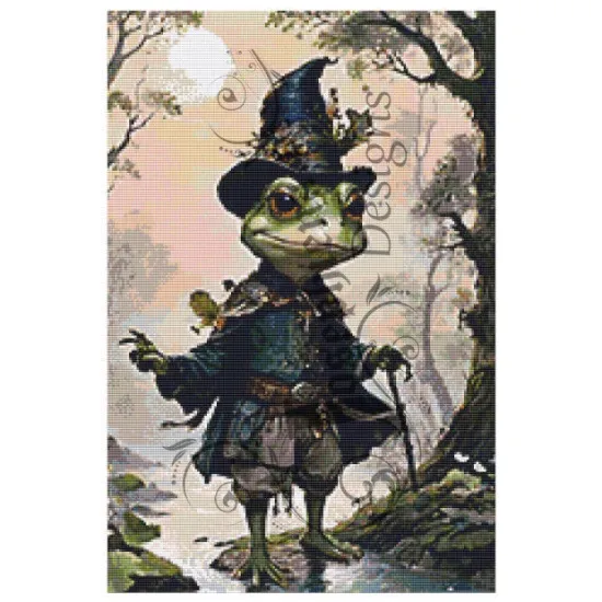 Afbeeldingen van Zwervende Kikker - Diamond painting - Josephiena.nl - DP-078