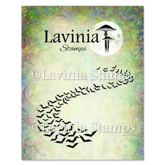 Afbeeldingen van Bat Colony Stamp - Lavinia Stamps - LAV558