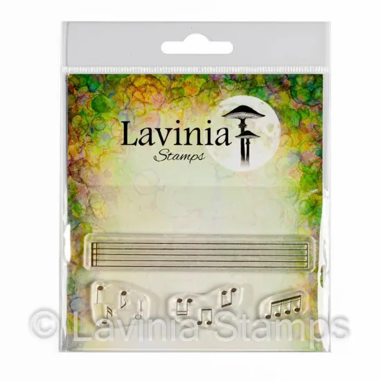 Afbeeldingen van Musical Notes Small - Lavinia Stamps - LAV737