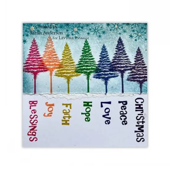 Afbeeldingen van Snowy Fir Tree Small - Lavinia Stamps - LAV929