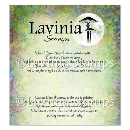 Afbeeldingen van Thyme & Rosemary Words - Lavinia Stamps - LAV953