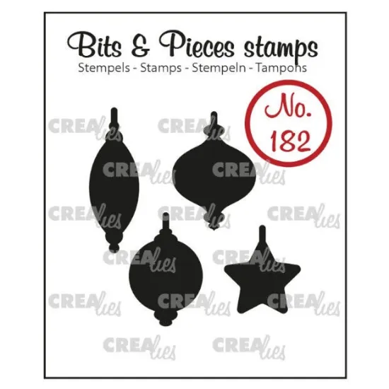 Afbeeldingen van 4x Kerstballen (dicht) - Bits & Pieces - CLBP182