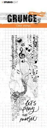 Afbeeldingen van Studio Light Clear Stamp Grunge Collection nr.498