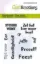 Picture of CraftEmotions clearstamps 6x7cm - Text Stoere vent - Proost NL