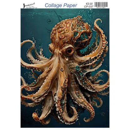 Afbeeldingen van Diep in de zee #2 - Josephiena's collage paper - CP-037