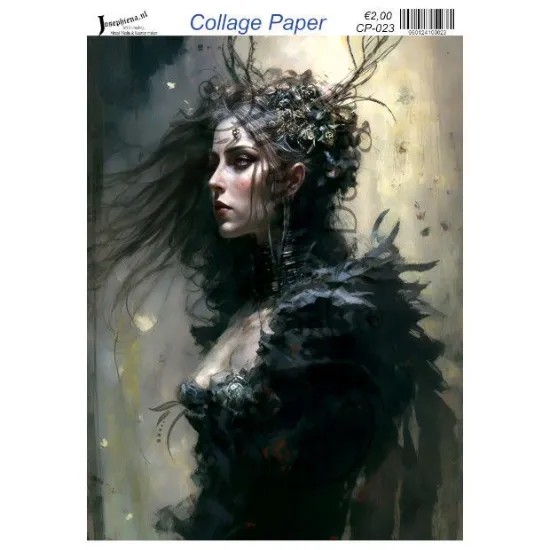 Afbeeldingen van Fallen Angel #2 - Josephiena's collage paper - CP-023