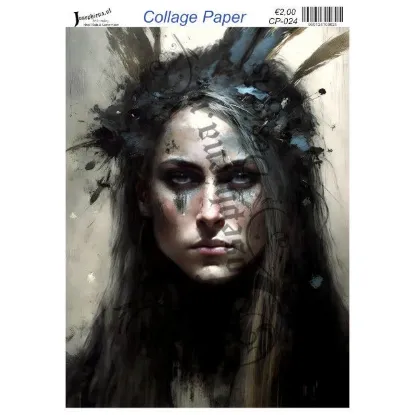 Afbeeldingen van Fallen Angel #3 - Josephiena's collage paper - CP-024