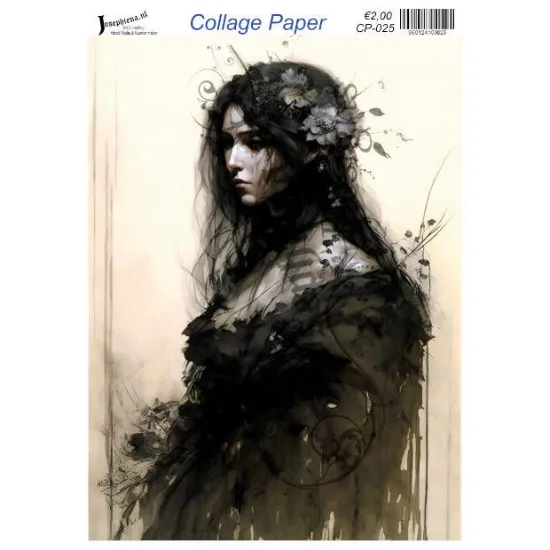 Afbeeldingen van Fallen Angel #4 - Josephiena's collage paper - CP-025