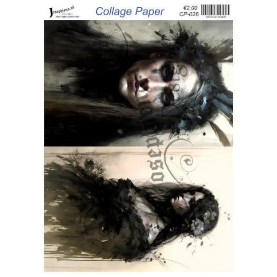 Afbeeldingen van Fallen Angel #5 - Josephiena's collage paper - CP-026