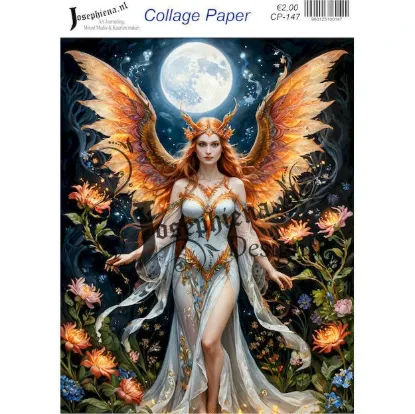 Afbeeldingen van Phoenix wolf 3 - Josephiena's collage paper - CP-147