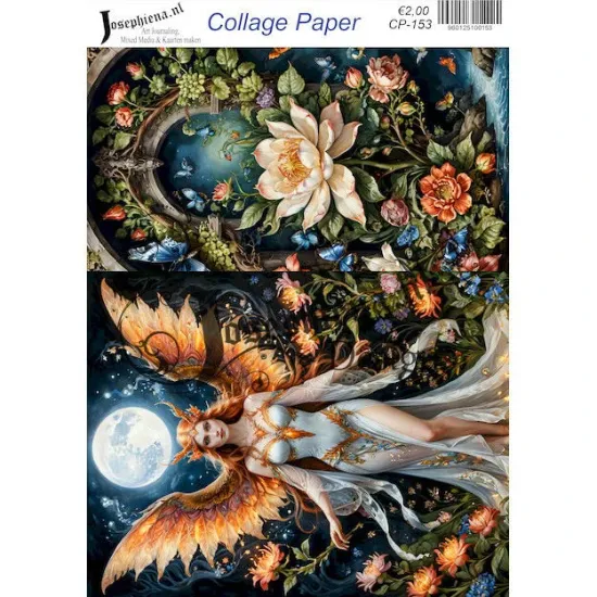 Afbeeldingen van Phoenix wolf 9 - Josephiena's collage paper - CP-153