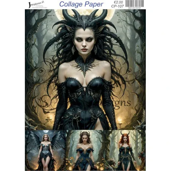 Picture of She devil 4 - Josephiena's collage paper - CP-107