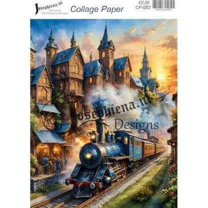 Afbeeldingen van Steampunk Travel #3 - Josephiena's collage paper - CP-052
