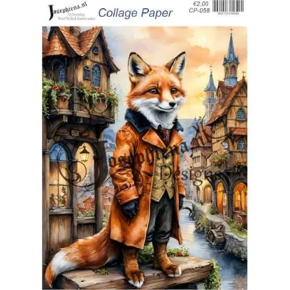 Afbeeldingen van Steampunk Travel #9 - Josephiena's collage paper - CP-058