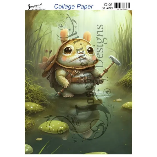 Afbeeldingen van Time travel #1 - Josephiena's collage paper - CP-008