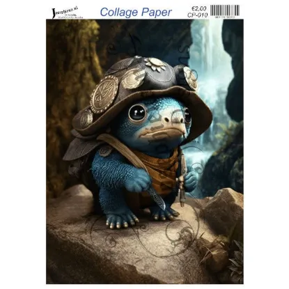 Afbeeldingen van Time travel #3 - Josephiena's collage paper - CP-010