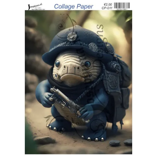 Afbeeldingen van Time travel #4 - Josephiena's collage paper - CP-011