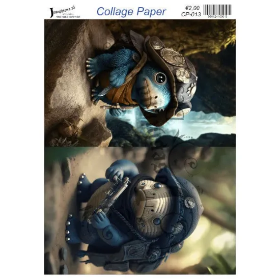 Afbeeldingen van Time travel #6 - Josephiena's collage paper - CP-013