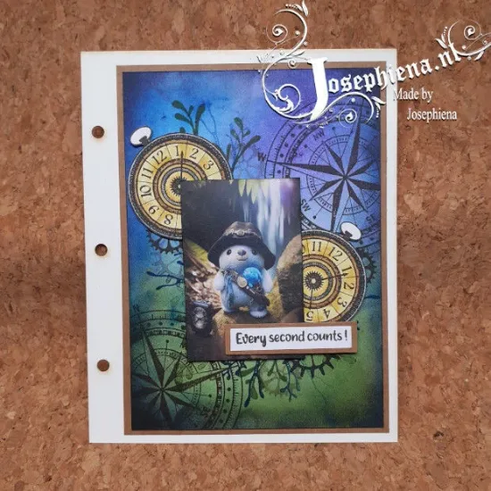 Afbeeldingen van Time travel #7 - Josephiena's collage paper - CP-015