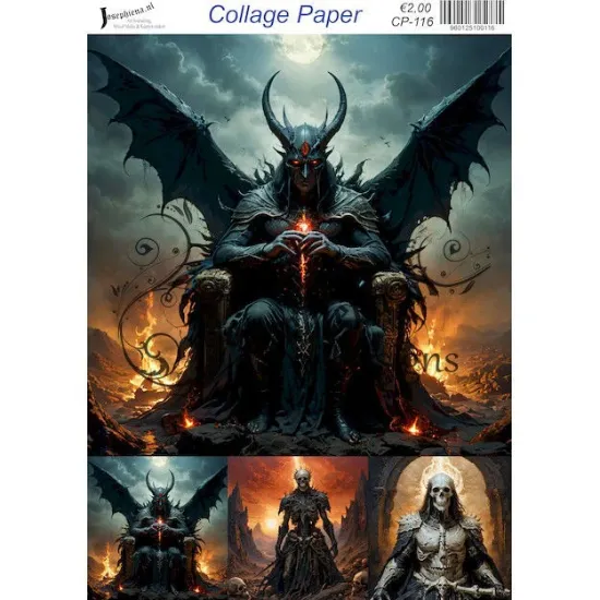 Afbeeldingen van To hell 2 - Josephiena's collage paper - CP-116