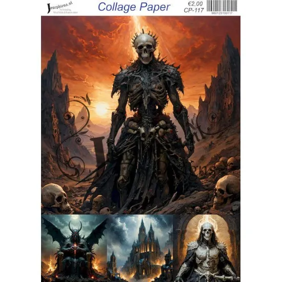 Afbeeldingen van To hell 3 - Josephiena's collage paper - CP-117