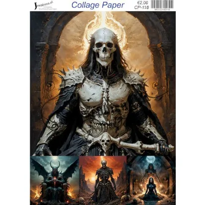 Afbeeldingen van To hell 4 - Josephiena's collage paper - CP-118