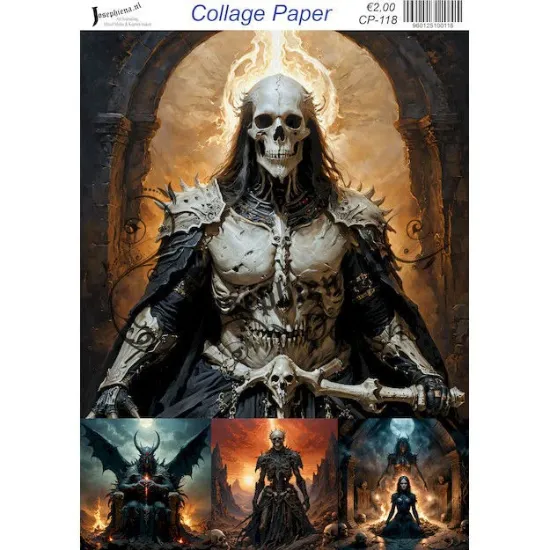 Afbeeldingen van To hell 4 - Josephiena's collage paper - CP-118