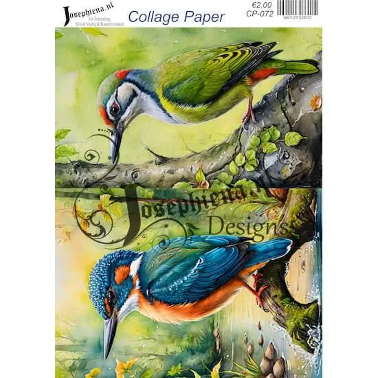 Afbeeldingen van Vogels #9 - Josephiena's collage paper - CP-072