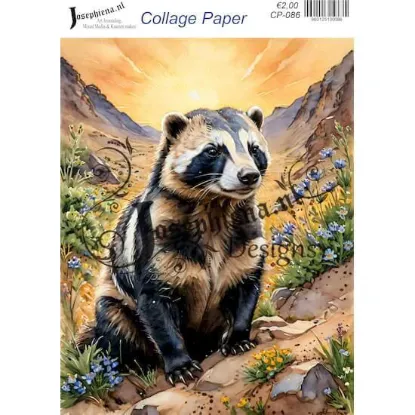 Afbeeldingen van Wild life #1 - Josephiena's collage paper - CP-086