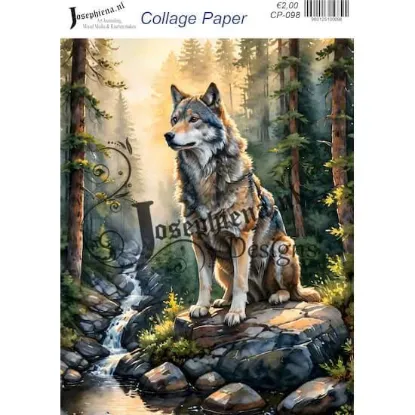 Afbeeldingen van Wild life #13 - Josephiena's collage paper - CP-098