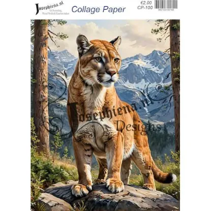 Afbeeldingen van Wild life #15 - Josephiena's collage paper - CP-100