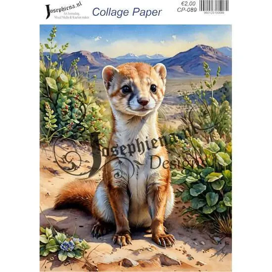 Afbeeldingen van Wild life #4 - Josephiena's collage paper - CP-089