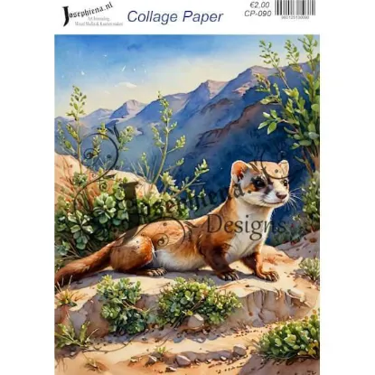 Afbeeldingen van Wild life #5 - Josephiena's collage paper - CP-090