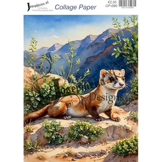 Afbeeldingen van Wild life #5 - Josephiena's collage paper - CP-090