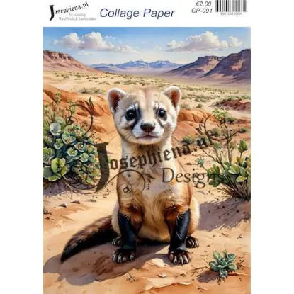 Afbeeldingen van Wild life #6 - Josephiena's collage paper - CP-091