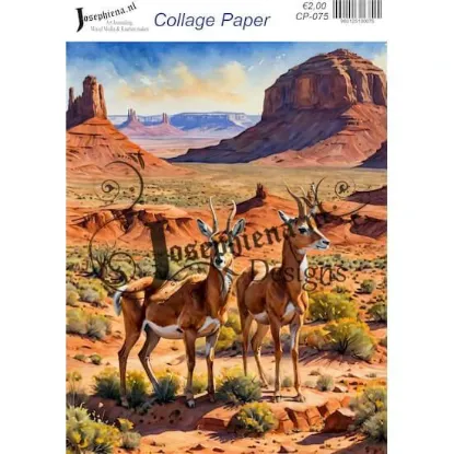 Picture of Desert Animals #1 - Josephiena's collage paper - CP-075