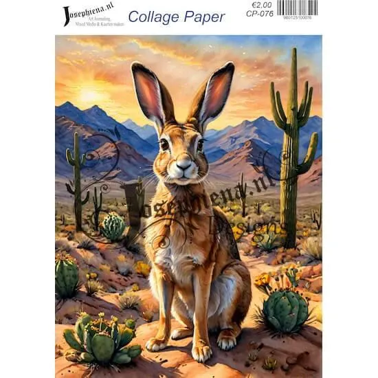 Afbeeldingen van Woestijndieren #2 - Josephiena's collage paper - CP-076