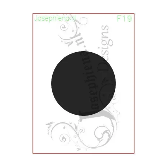 Afbeeldingen van Cirkel 2.5 inch - figuur-stencil - A6F019