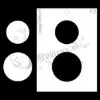 Afbeeldingen van Cirkels - figuur-stencil - A6F002