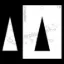 Picture of Triangle - figure stencil - A6F006