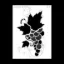 Picture of Grapes - stencil - A6S031