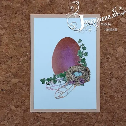 Afbeeldingen van Ei - figuur-stencil - A6F017