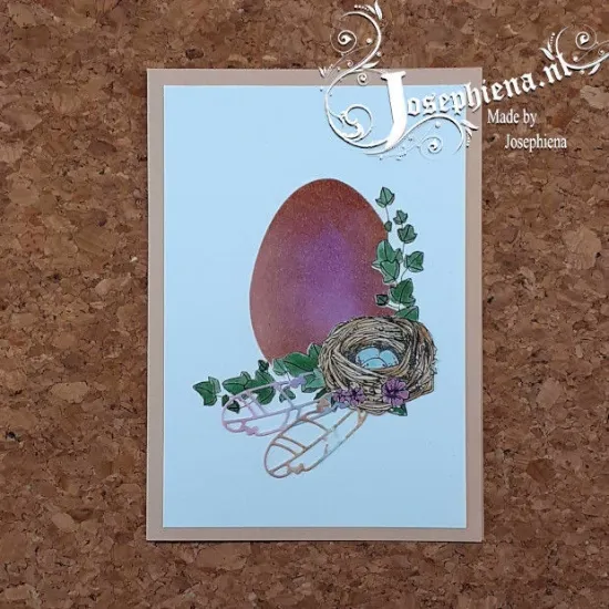 Afbeeldingen van Ei - figuur-stencil - A6F017