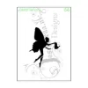 Afbeeldingen van Fee met gieter - Stencil van Josephiena`s - A6S066