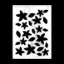 Picture of Autumn flowers - stencil - A6S008