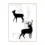 Picture of Deers - stencil - A6S057