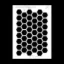 Picture of Honeycomb - stencil - A6S020