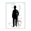 Afbeeldingen van Man met stok - Stencil van Josephiena`s - A6S073