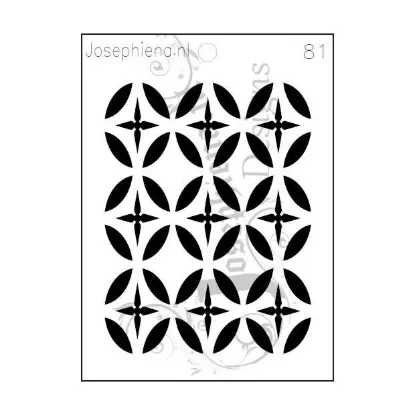 Afbeeldingen van Patroon 81 - stencil - A6S081